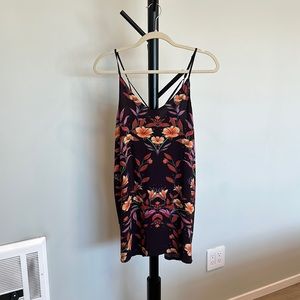 Urban Outfitters Ecoté short purple floral dress (xs)